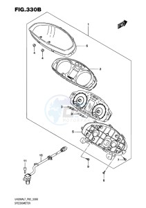 UH200 ABS BURGMAN EU drawing SPEEDOMETER