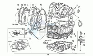 Nevada 350 drawing Crankcase