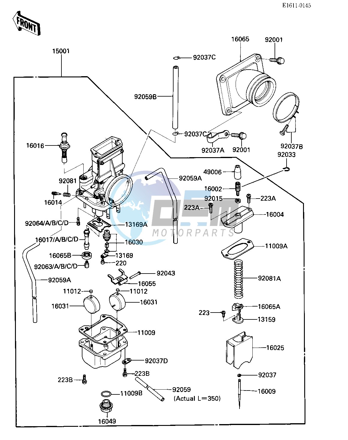 CARBURETOR -- 84 A2- -