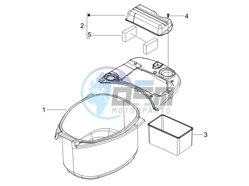 Helmet housing - Undersaddle