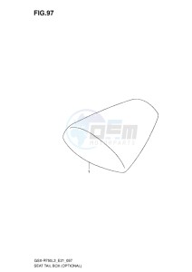 GSX-R750 drawing SEAT TAIL BOX L3