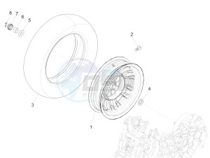 SPRINT SPORT 150 4T 3V IGET ABS E4 (EMEA) drawing Rear wheel