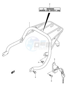 RV125 (E19) VanVan drawing CARRIER