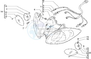 X9 250 drawing Front light