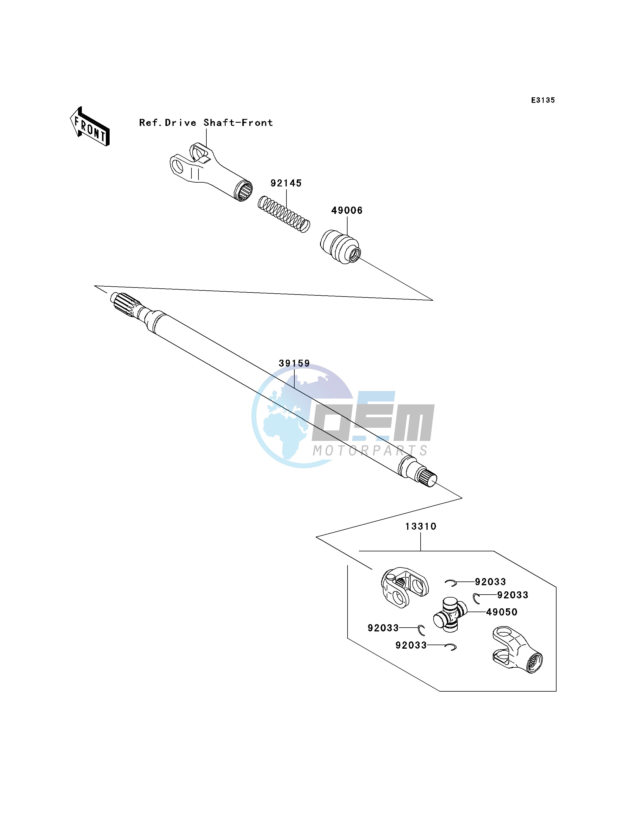 DRIVE SHAFT-PROPELLER