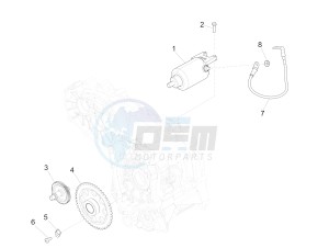 GTS 300 ie ABS (APAC) drawing Stater - Electric starter