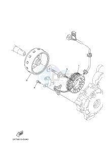 XT250 XT250E SEROW (1YB7) drawing GENERATOR