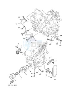 YXM700E YXM70VPXG VIKING EPS (B423) drawing OIL PUMP