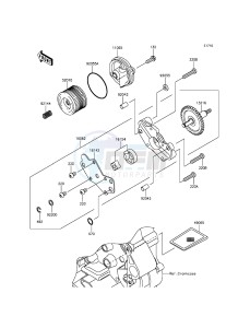 NINJA_250SL BX250AFSA XX (EU ME A(FRICA) drawing Oil Pump