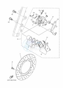 YP400RA XMAX 400 ABS (BL16) drawing EXHAUST