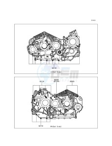 VULCAN 1700 NOMAD ABS VN1700DGF GB XX (EU ME A(FRICA) drawing Crankcase Bolt Pattern