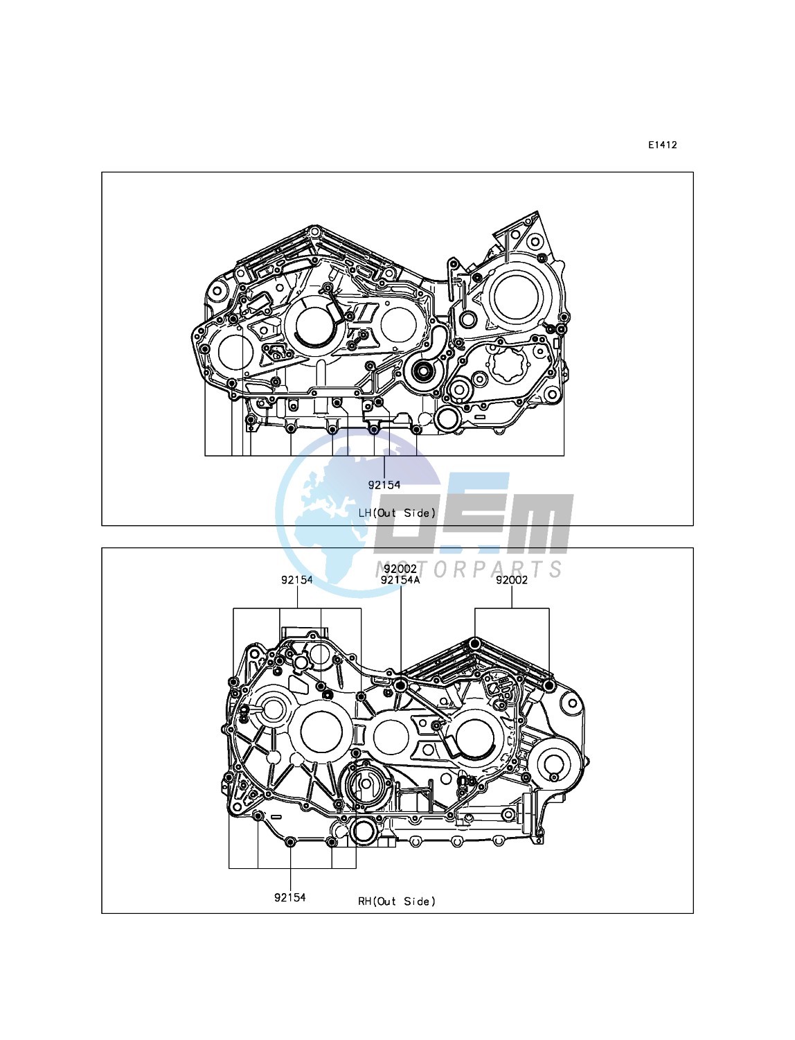 Crankcase Bolt Pattern