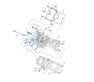 YZF R 125 drawing CYLINDER HEAD