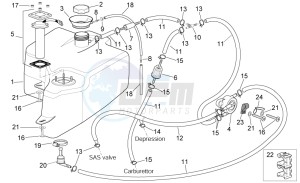 Sport City 125-200 e2 125-200-250 drawing Fuel Tank