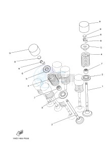 YZF-R3 YZF-R3A 321 R3 (B025) drawing VALVE