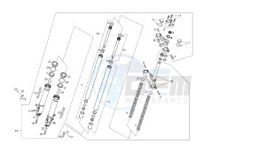 SENDA SM X-TREM - 50 CC 2T EU2 drawing FRONT FORK PAIOLI