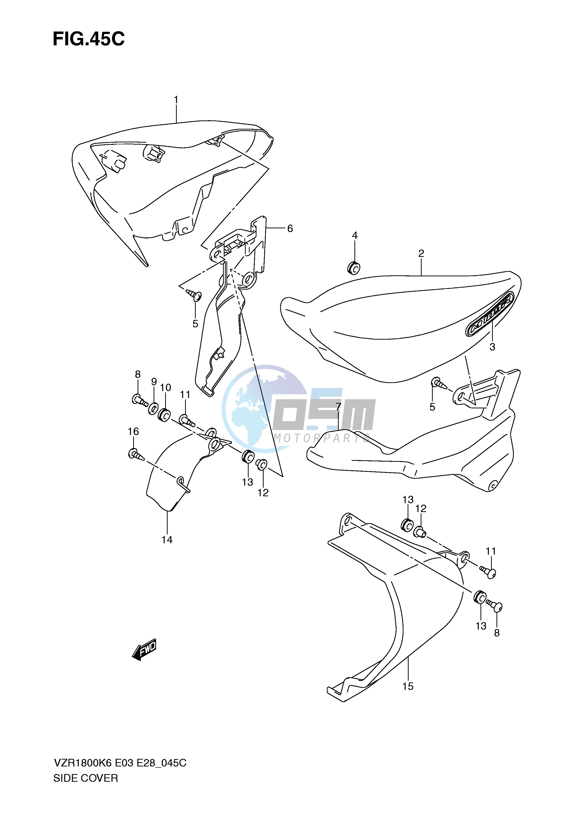 SIDE COVER (VZR1800K9 NK9)