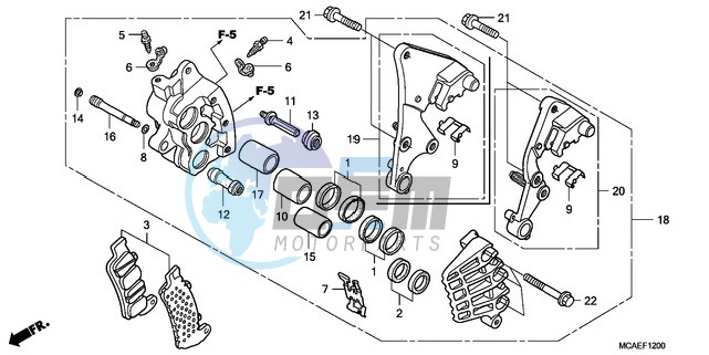 R. FRONT BRAKE CALIPER