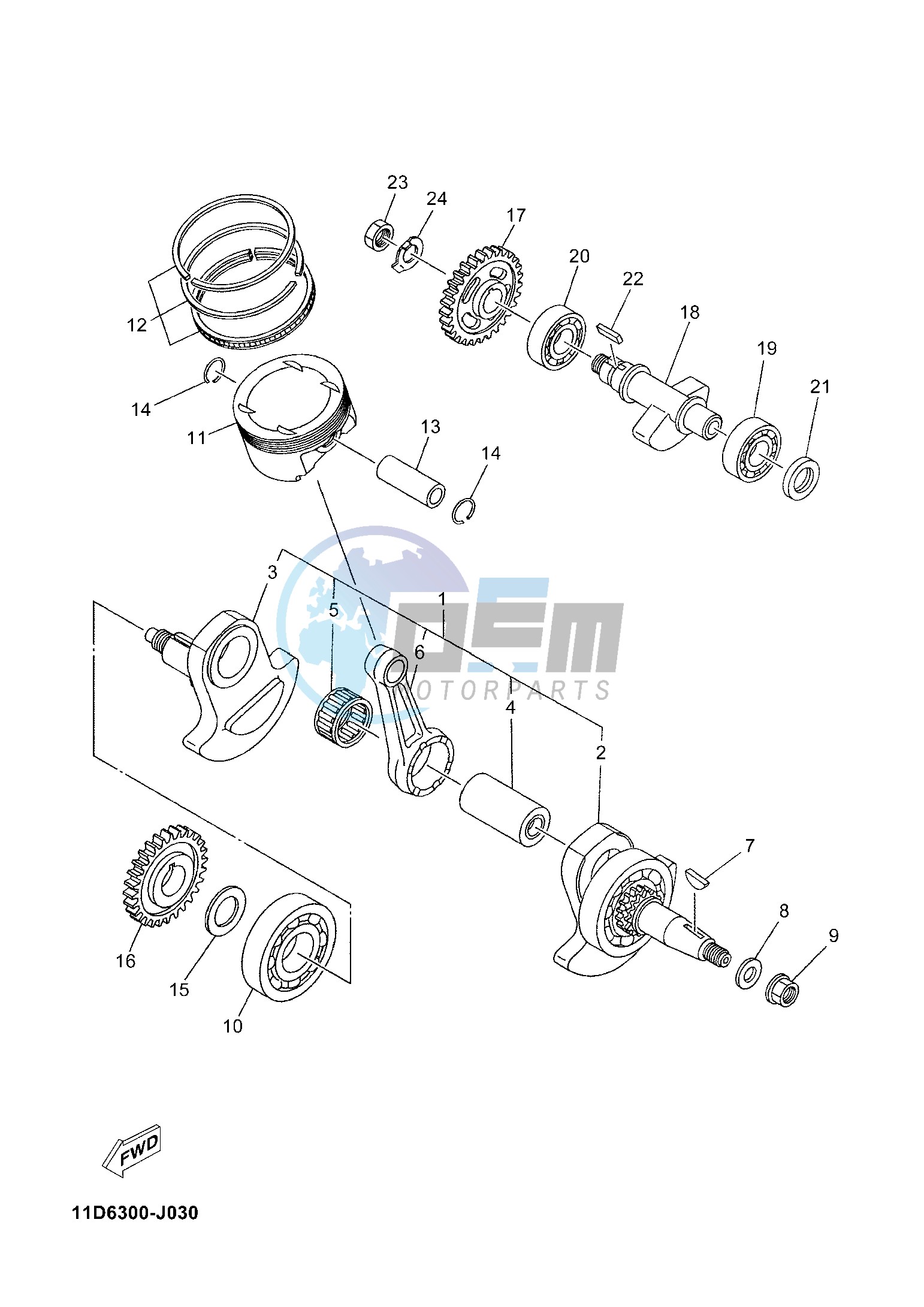 CRANKSHAFT & PISTON