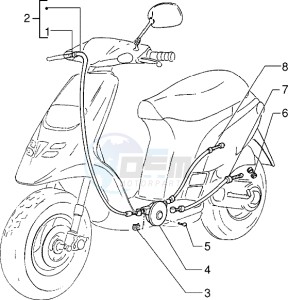 Typhoon 125 XR drawing Throttle Transmission