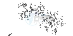 ST1100 drawing COWL STAY (ST1100L/M/N/P/R)