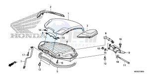 NC700SDC drawing LUGGAGE LID