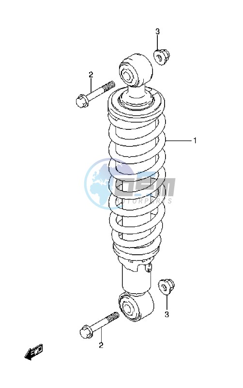 REAR SHOCK ABSORBER