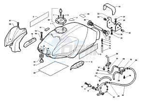 RAPTOR 650 drawing FUEL TANK