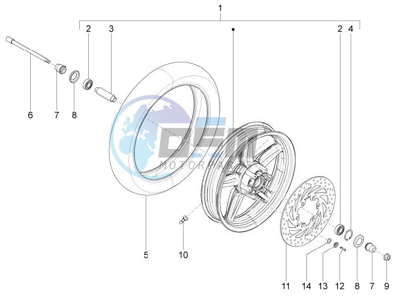 Front wheel