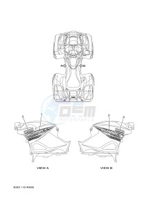 YFM700FWA YFM70GDXG GRIZZLY 700 (B303) drawing GRAPHICS