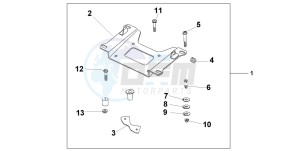 FES125A S-WING drawing REAR CARRIER BASE