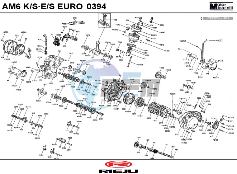 ENGINE  AM6 K/S E/S 0000