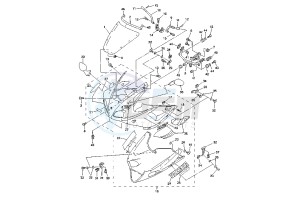 YZF R7 OW02 750 drawing COWLING