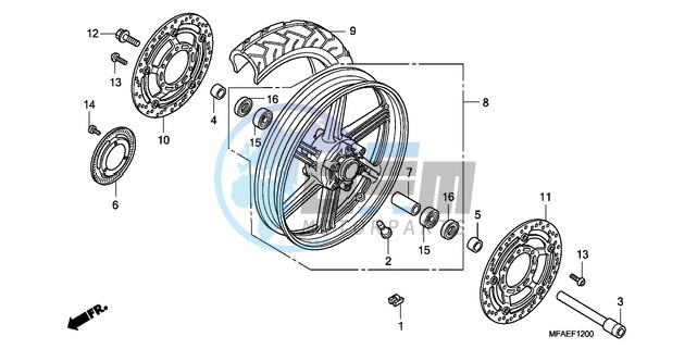 FRONT WHEEL