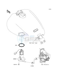 VN 1700 C [VULVAN 1700 NOMAD] (9FA) C9F drawing FUEL PUMP