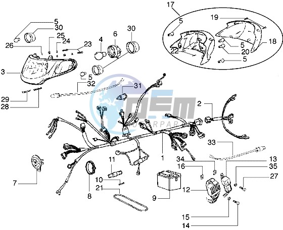 Electrical devices-Front lights and turn signal lamps