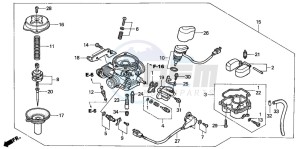 NES125 drawing CARBURETOR