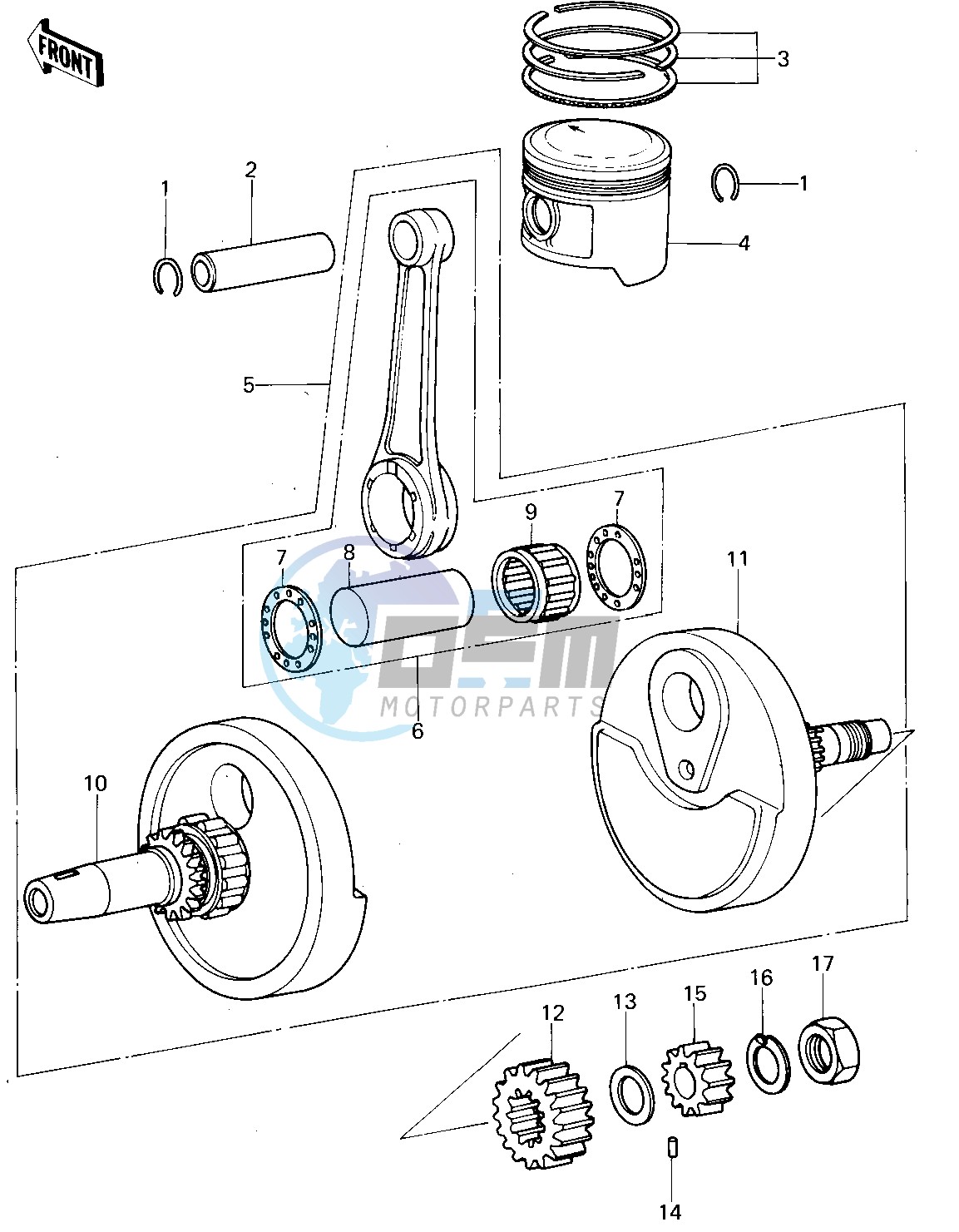 CRANKSHAFT_PISTON -- 78-79 KL250-A1_A1A_A2- -