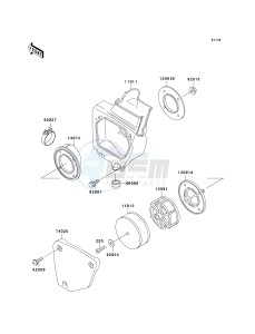 KX 60 [KX60] (B15-B19) [KX60] drawing AIR CLEANER