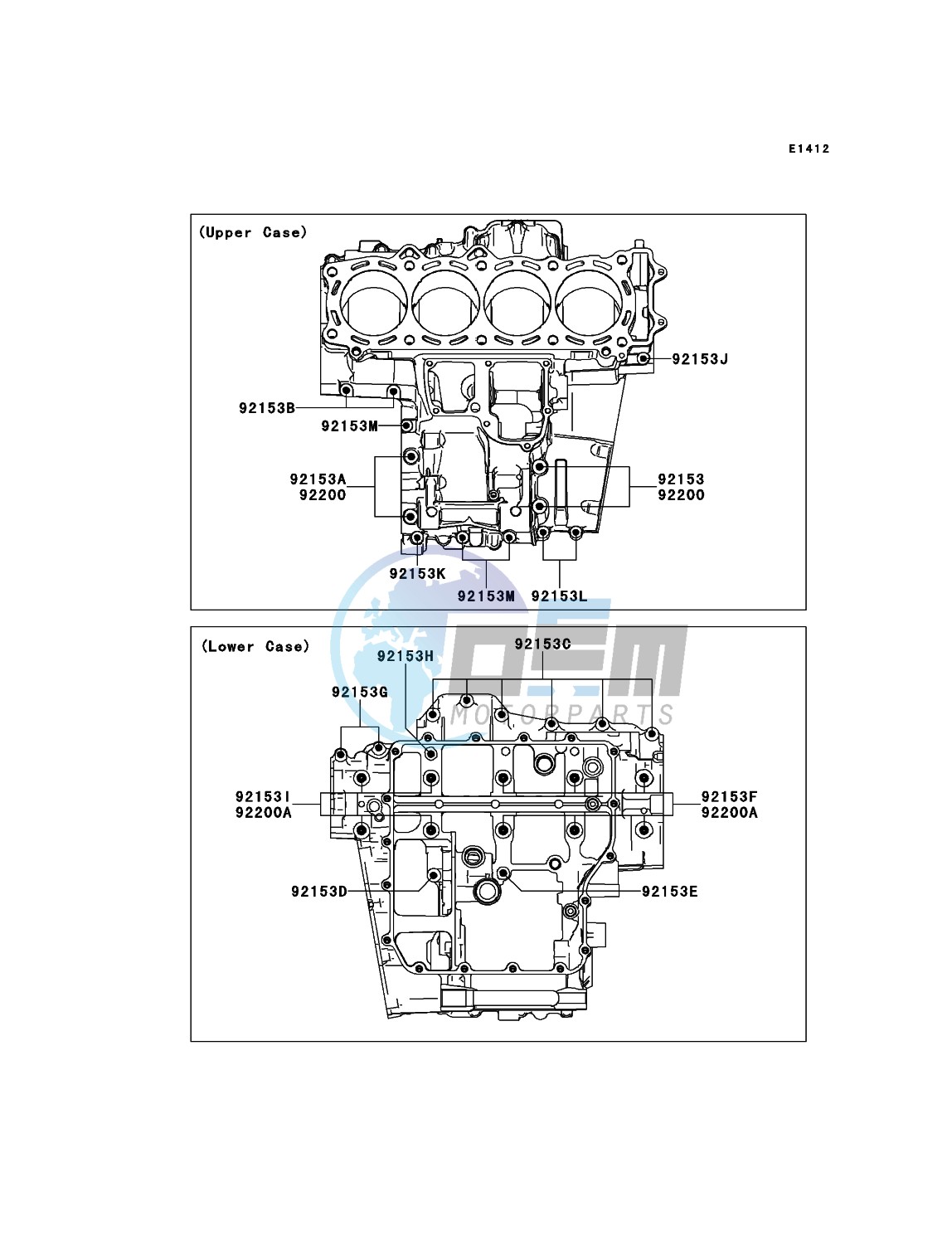 Crankcase Bolt Pattern