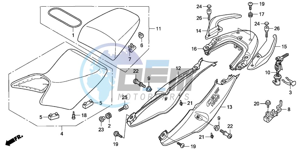 SEAT/SEAT COWL