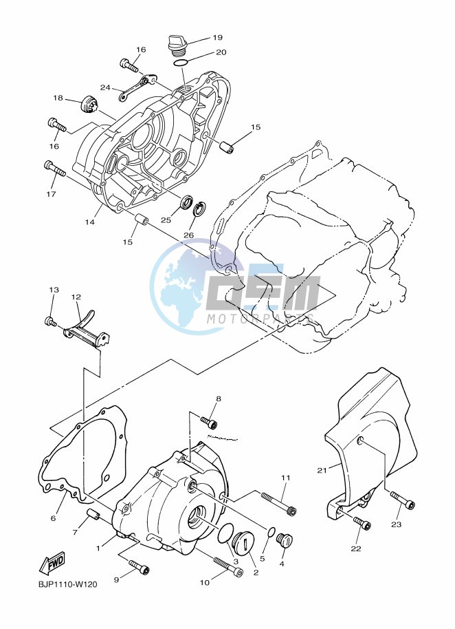 CRANKCASE COVER 1