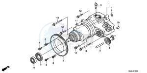 TRX500FA9 Australia - (U) drawing HONDAMATIC