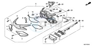 NSC50WHC drawing REAR COMBINATION LIGHT (NSC50/MPD/WH)