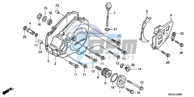 L. CRANKCASE COVER