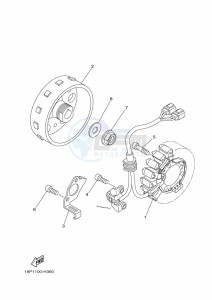 YFZ450R YFZ45YSSK (BW2E) drawing GENERATOR