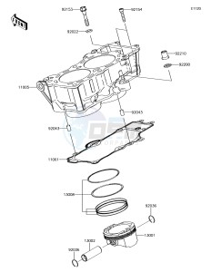 VULCAN S ABS EN650DHF XX (EU ME A(FRICA) drawing Cylinder/Piston(s)