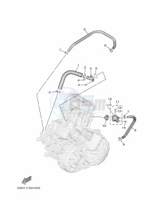 YXE850EN YXE85WPAL (BAN7) drawing WATER PUMP