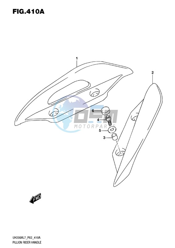 PILLION RIDER HANDLE