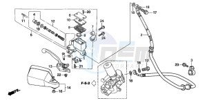 XL1000VA VARADERO drawing FR. BRAKE MASTER CYLINDER (XL1000VA)